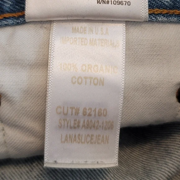 🆕️ Agolde Lana Mid Rise Slice Jeans